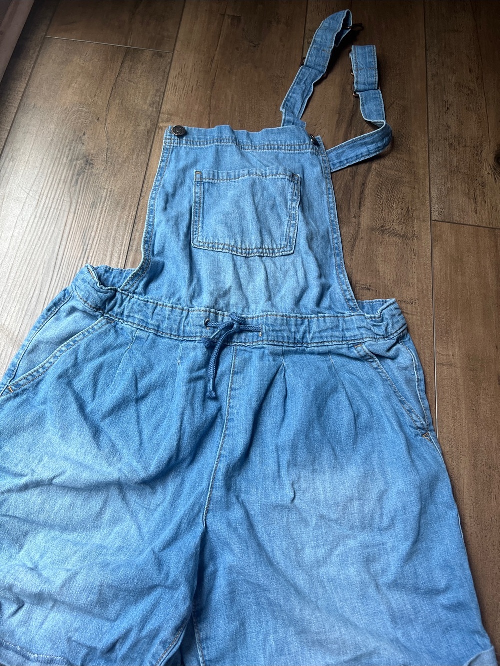 Cat & Jack Light Blue Denim Shortalls